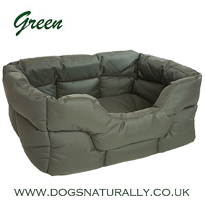 Rectangular Waterproof Dog Beds (Green)